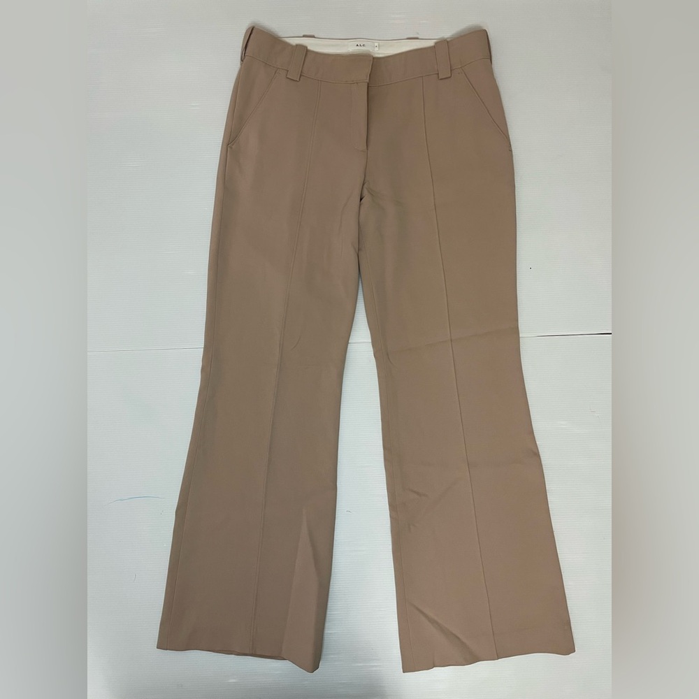 A.L.C. Lawrence Wide Leg Pants Size 6 In Nude Blush - Picture 2 of 10